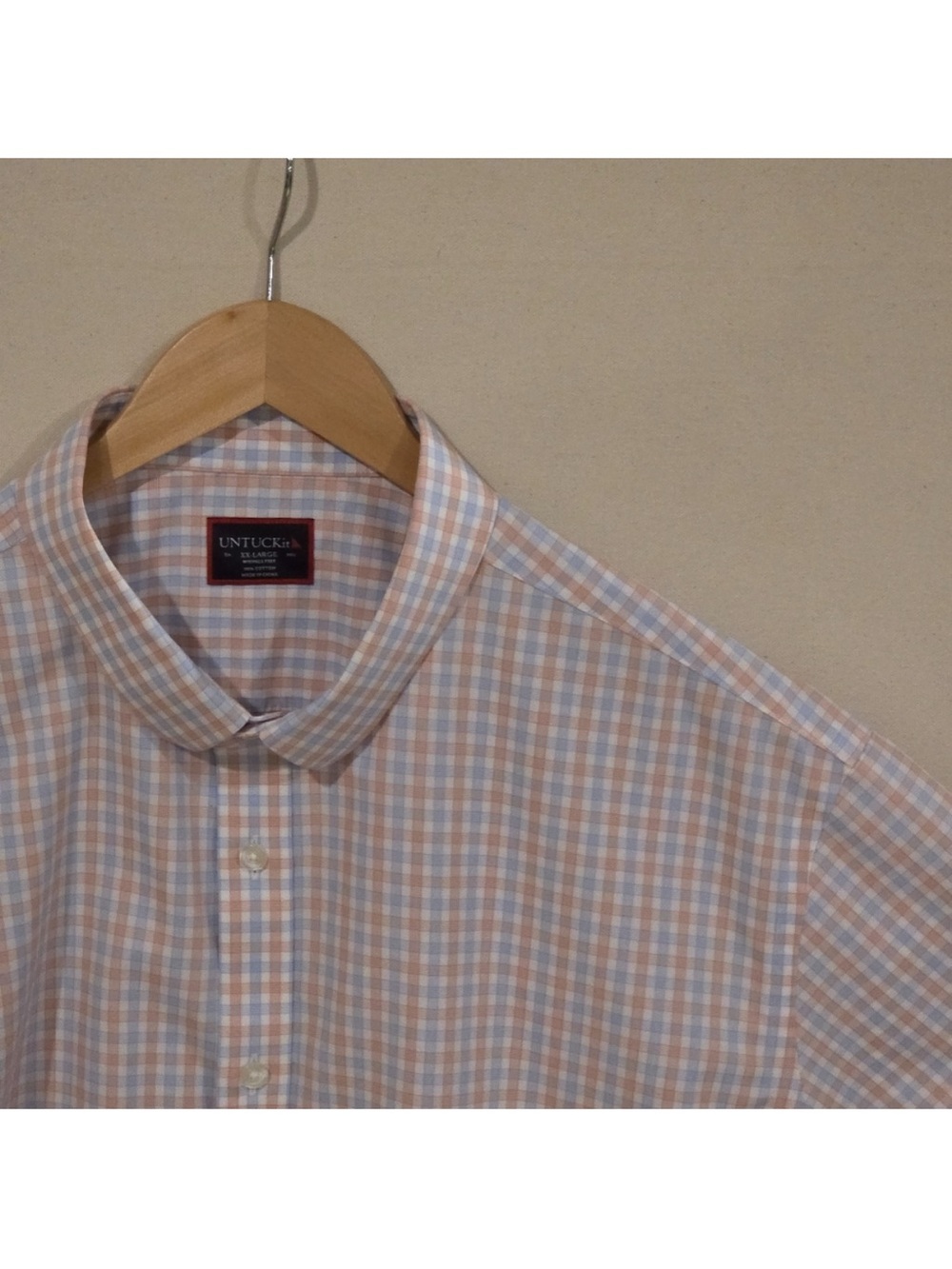 UNTUCKit Wrinkle Free Short Sleeve Button Down XXL